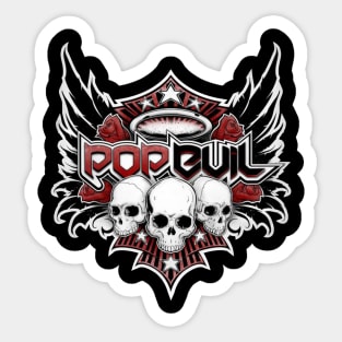 Skull Of Pop Evil Sticker